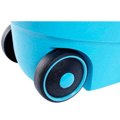 Fregona Mopa Giratoria 360 ° con 2 Cabezales de Mopas Cubo Con Ruedas