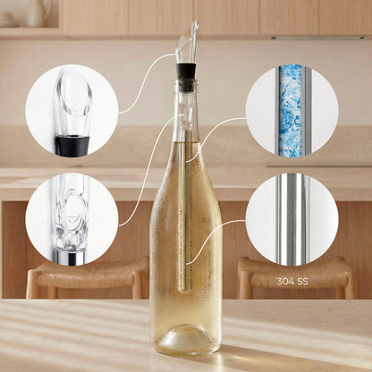 Set de Accesorios para Vino Chillour 7 Piezas